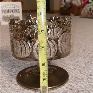 Bath & Body Works Accents - Bath and Body Works Gold Pumpkin candleholders set Bath & Body Works Accents - Bath and Body Works Gold Pumpkin candleholders set